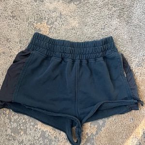 Free People SMALL FP Movement Anthropologie High Waisted Shorts Half Way There